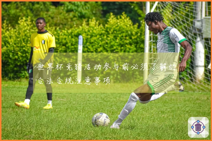 世界杯竞猜活动参与前必须了解的合法合规注意事项